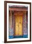 Elaborate Gilded Temple Door and Glass Mosaic on Exterior Wall-null-Framed Photographic Print