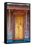 Elaborate Gilded Temple Door and Glass Mosaic on Exterior Wall-null-Framed Stretched Canvas