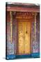 Elaborate Gilded Temple Door and Glass Mosaic on Exterior Wall-null-Stretched Canvas