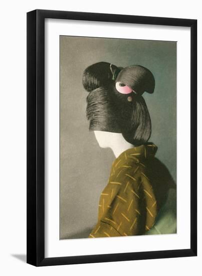 Elaborate Japanese Hairstyle-null-Framed Art Print