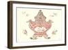 Elaborate Sevres Serving Vessel-null-Framed Art Print