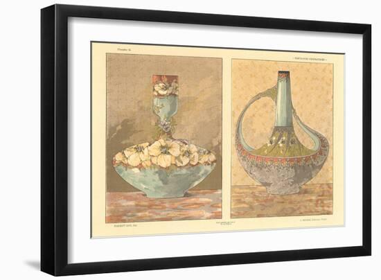 Elaborate Vases-null-Framed Art Print