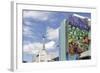 Elaborate Wall Design with Mosaic Tiles Collins Street, Miami South Beach, Florida-Axel Schmies-Framed Photographic Print