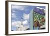 Elaborate Wall Design with Mosaic Tiles Collins Street, Miami South Beach, Florida-Axel Schmies-Framed Photographic Print