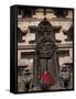 Elaborately Carved Doorway, North of Tachupal Tole, Bhaktapur (Bhadgaun), Kathmandu Valley, Nepal-Richard Ashworth-Framed Stretched Canvas