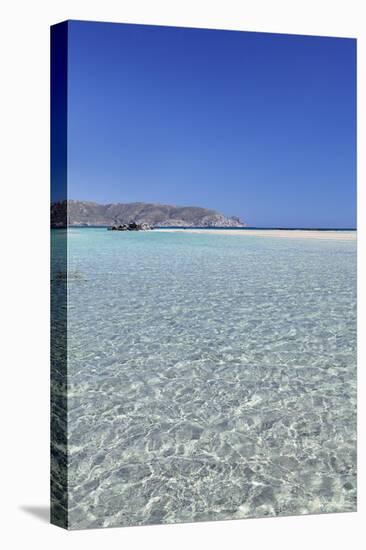 Elafonisi Beach, West Coast, Natural Park, Red Sand, Crete, Greek Islands, Greece, Europe-Markus Lange-Stretched Canvas