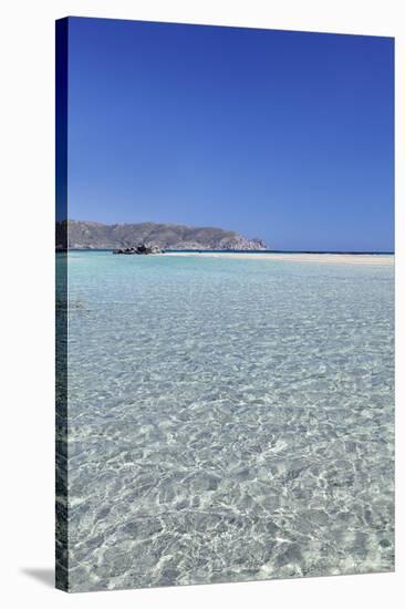 Elafonisi Beach, West Coast, Natural Park, Red Sand, Crete, Greek Islands, Greece, Europe-Markus Lange-Stretched Canvas