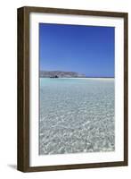 Elafonisi Beach, West Coast, Natural Park, Red Sand, Crete, Greek Islands, Greece, Europe-Markus Lange-Framed Photographic Print