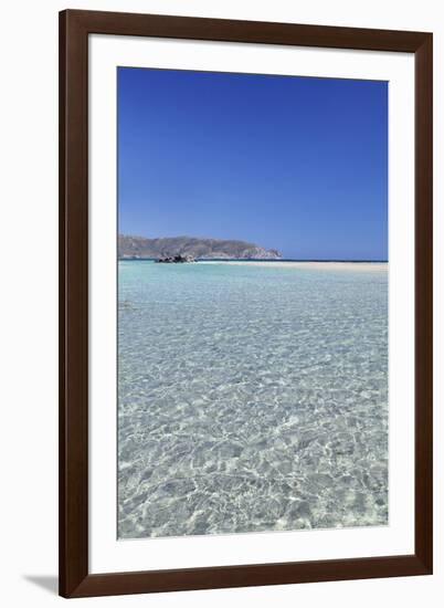 Elafonisi Beach, West Coast, Natural Park, Red Sand, Crete, Greek Islands, Greece, Europe-Markus Lange-Framed Photographic Print