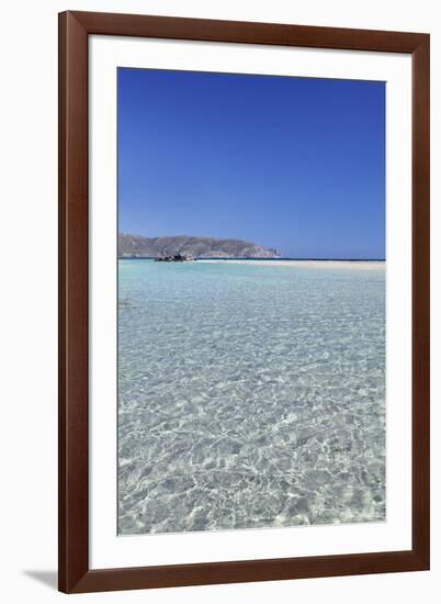 Elafonisi Beach, West Coast, Natural Park, Red Sand, Crete, Greek Islands, Greece, Europe-Markus Lange-Framed Photographic Print