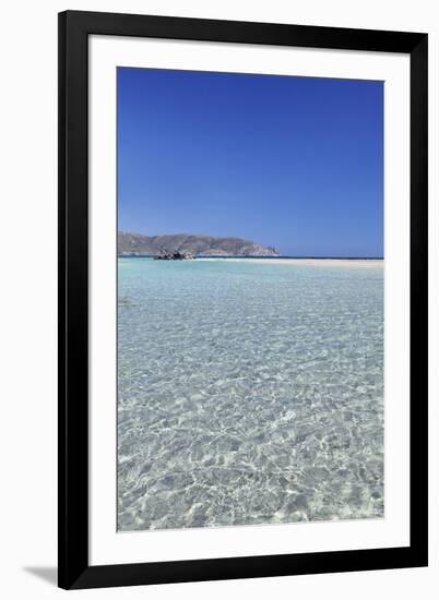 Elafonisi Beach, West Coast, Natural Park, Red Sand, Crete, Greek Islands, Greece, Europe-Markus Lange-Framed Photographic Print