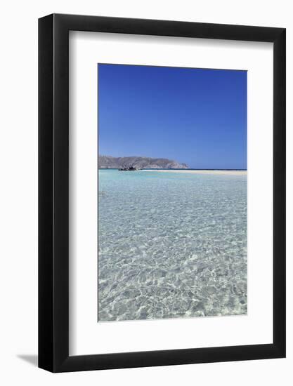 Elafonisi Beach, West Coast, Natural Park, Red Sand, Crete, Greek Islands, Greece, Europe-Markus Lange-Framed Photographic Print