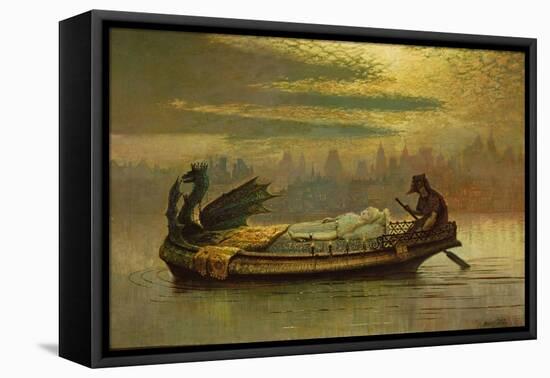 Elaine, 1877-John Atkinson Grimshaw-Framed Stretched Canvas