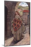 Elaine and Shield, Legend-Eleanor Fortescue Brickdale-Mounted Art Print