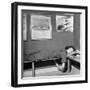 Elaine Jones, Pilot Trainee in the Women's Flying Training Detachment after long night of Flying-Peter Stackpole-Framed Photographic Print