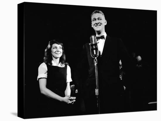 Elaine May and Mike Nichols Appearing at the "Blue Angel", New York, NY, November 1957-Peter Stackpole-Stretched Canvas