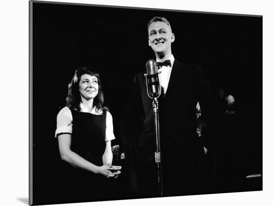 Elaine May and Mike Nichols Appearing at the "Blue Angel", New York, NY, November 1957-Peter Stackpole-Mounted Photographic Print