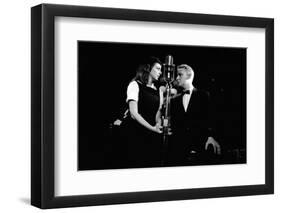 Elaine May and Mike Nichols Appearing at the "Blue Angel", New York, NY, November 1957-Peter Stackpole-Framed Photographic Print