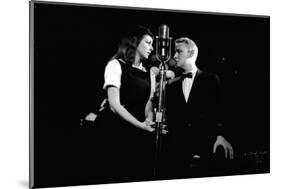 Elaine May and Mike Nichols Appearing at the "Blue Angel", New York, NY, November 1957-Peter Stackpole-Mounted Photographic Print