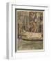 Elaine of Astolat-Arthur Rackham-Framed Art Print