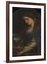 Elaine with the Armour of Launcelot-Arthur Hughes-Framed Giclee Print