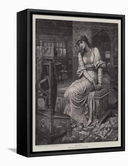 Elaine-John Melhuish Strudwick-Framed Stretched Canvas