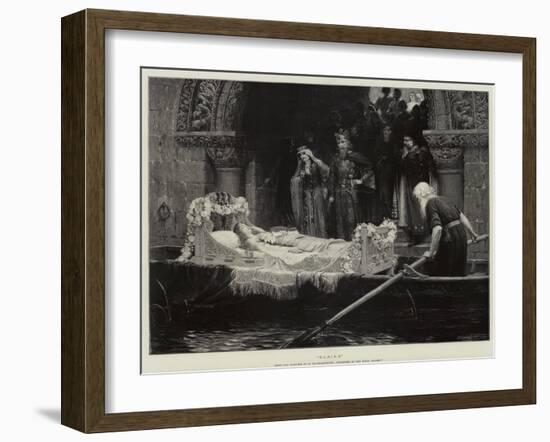 Elaine-Edmund Blair Leighton-Framed Giclee Print