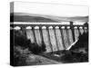 Elan Valley Dam-Fred Musto-Stretched Canvas