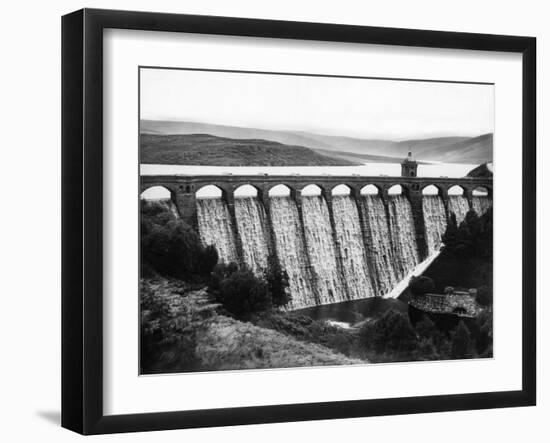 Elan Valley Dam-Fred Musto-Framed Photographic Print