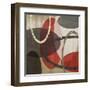 Elastic Red II-Michael Marcon-Framed Art Print