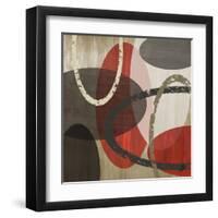 Elastic Red II-Michael Marcon-Framed Art Print