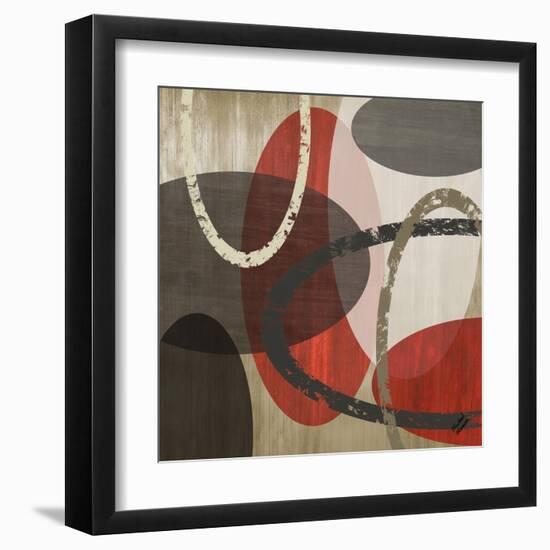 Elastic Red II-Michael Marcon-Framed Art Print