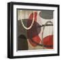 Elastic Red II-Michael Marcon-Framed Art Print