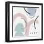 Elasticity I Blush Version-PI Studio-Framed Art Print