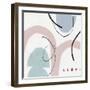 Elasticity I Blush Version-PI Studio-Framed Art Print