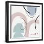 Elasticity I Blush Version-PI Studio-Framed Art Print