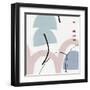 Elasticity II Blush Version-PI Studio-Framed Art Print