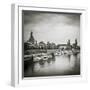 Elbe River, and City Skyline, Dresden, Saxony, Germany-Jon Arnold-Framed Photographic Print