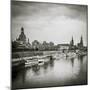 Elbe River, and City Skyline, Dresden, Saxony, Germany-Jon Arnold-Mounted Photographic Print