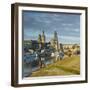 Elbe River, and City Skyline, Dresden, Saxony, Germany-Jon Arnold-Framed Photographic Print