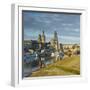 Elbe River, and City Skyline, Dresden, Saxony, Germany-Jon Arnold-Framed Photographic Print