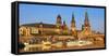Elbe River and Old Town skyline, Dresden, Saxony, Germany, Europe-Hans-Peter Merten-Framed Stretched Canvas