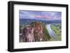Elbe River at Bastei, Saxon Switzerland National Park, Saxony, Germany-Jon Arnold-Framed Photographic Print