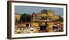 Elbe River, Semper Opera House, Dresden, Saxony, Germany, Europe-Hans-Peter Merten-Framed Photographic Print