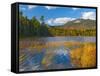 Elbow Pond, Baxter State Park, Maine, New England, United States of America, North America-Alan Copson-Framed Stretched Canvas