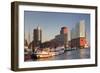 Elbphilharmonie at sunset, Elbufer, HafenCity, Hamburg, Hanseatic City, Germany, Europe-Markus Lange-Framed Photographic Print