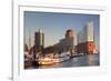 Elbphilharmonie at sunset, Elbufer, HafenCity, Hamburg, Hanseatic City, Germany, Europe-Markus Lange-Framed Photographic Print