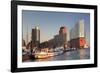 Elbphilharmonie at sunset, Elbufer, HafenCity, Hamburg, Hanseatic City, Germany, Europe-Markus Lange-Framed Photographic Print