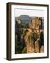 Elbsandsteingebirge, NP Saxon Switzerland. Bastei Bridge and Rocks-Martin Zwick-Framed Photographic Print