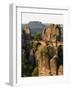 Elbsandsteingebirge, NP Saxon Switzerland. Bastei Bridge and Rocks-Martin Zwick-Framed Photographic Print